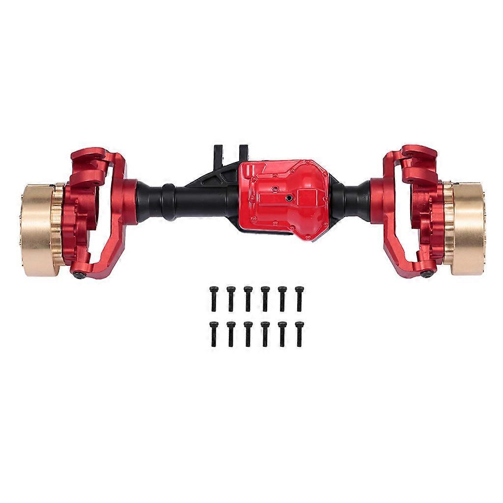 Metal Front Axle Assembly for Model and RC Enthusiasts CNC Metal Front Axle Housing Improve Control Performance