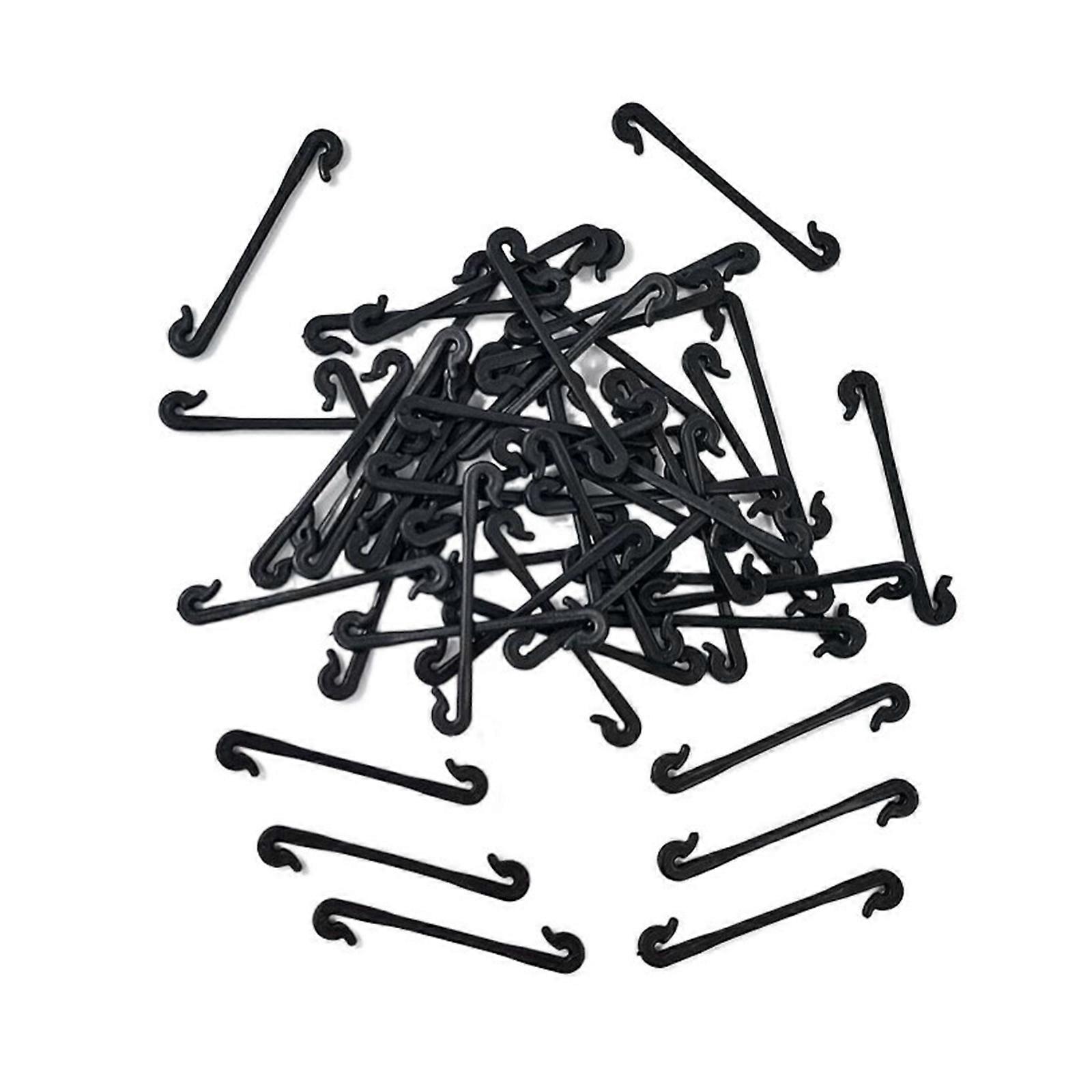 50Pcs/set Vines Fastener Tied Clips Buckle Fixed Lashing Tool Vegetable Grafting Support Clip Garden Plant Fixed Hook