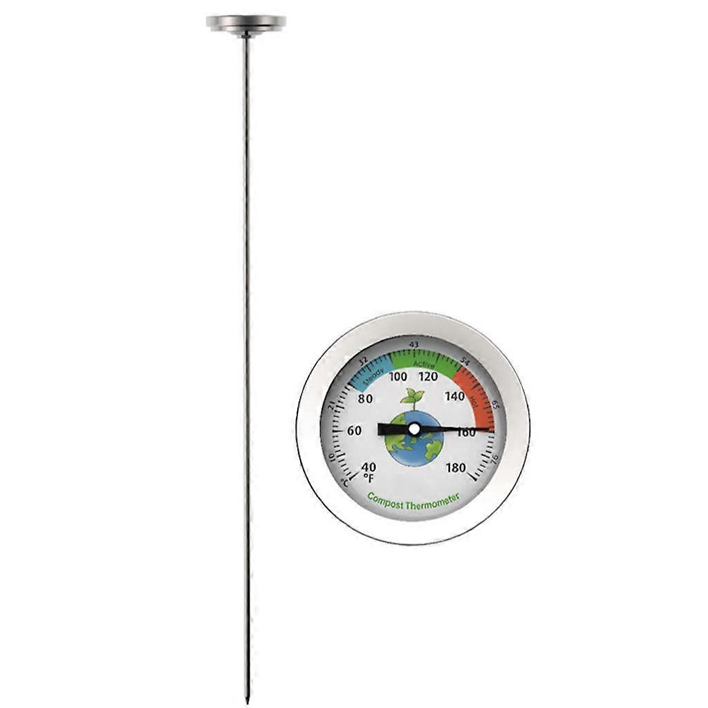 50 cm stainless steel compost soil measurement, garden/yard temperature: 4.4–82.2 °C Ref: 7629