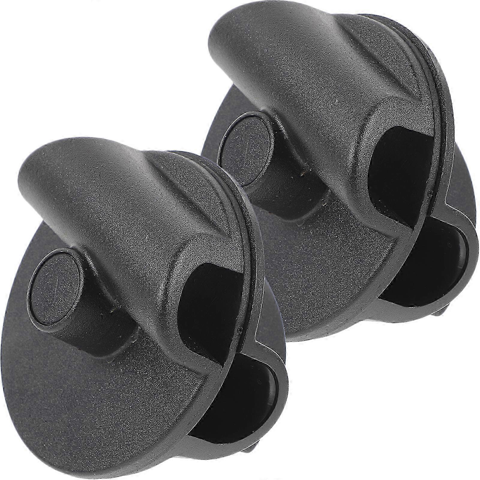 2 Stück verstellbare drehbare Mikrofonarmklemmen Halterclips 7x7cm Mikrofonzubehör