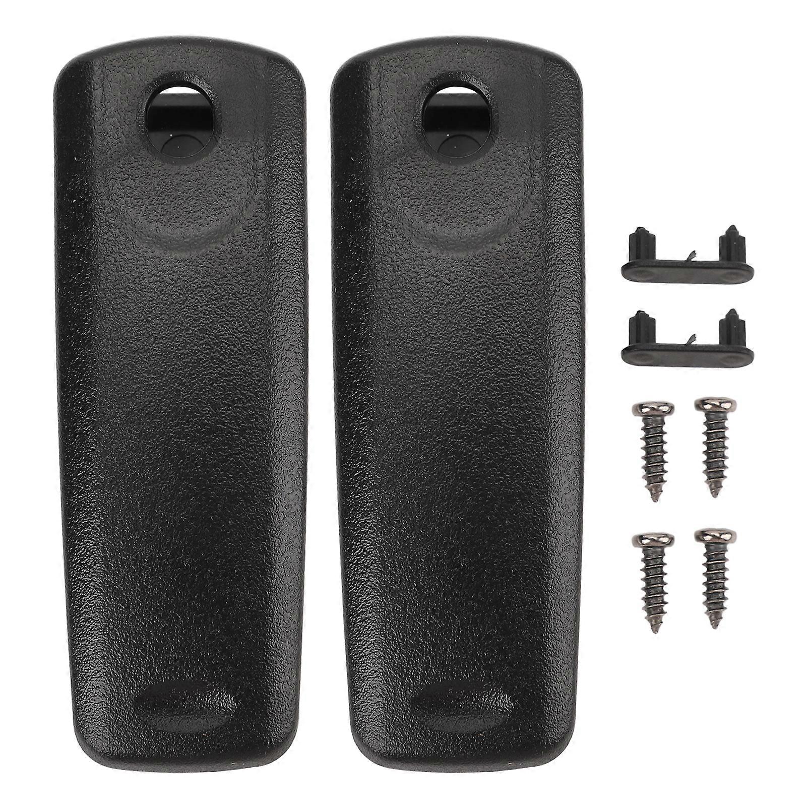 2Pcs Sturdy Walkie Talkie Belt Clip for Yaesu VX‑8DR FT‑1DR Easy Installation