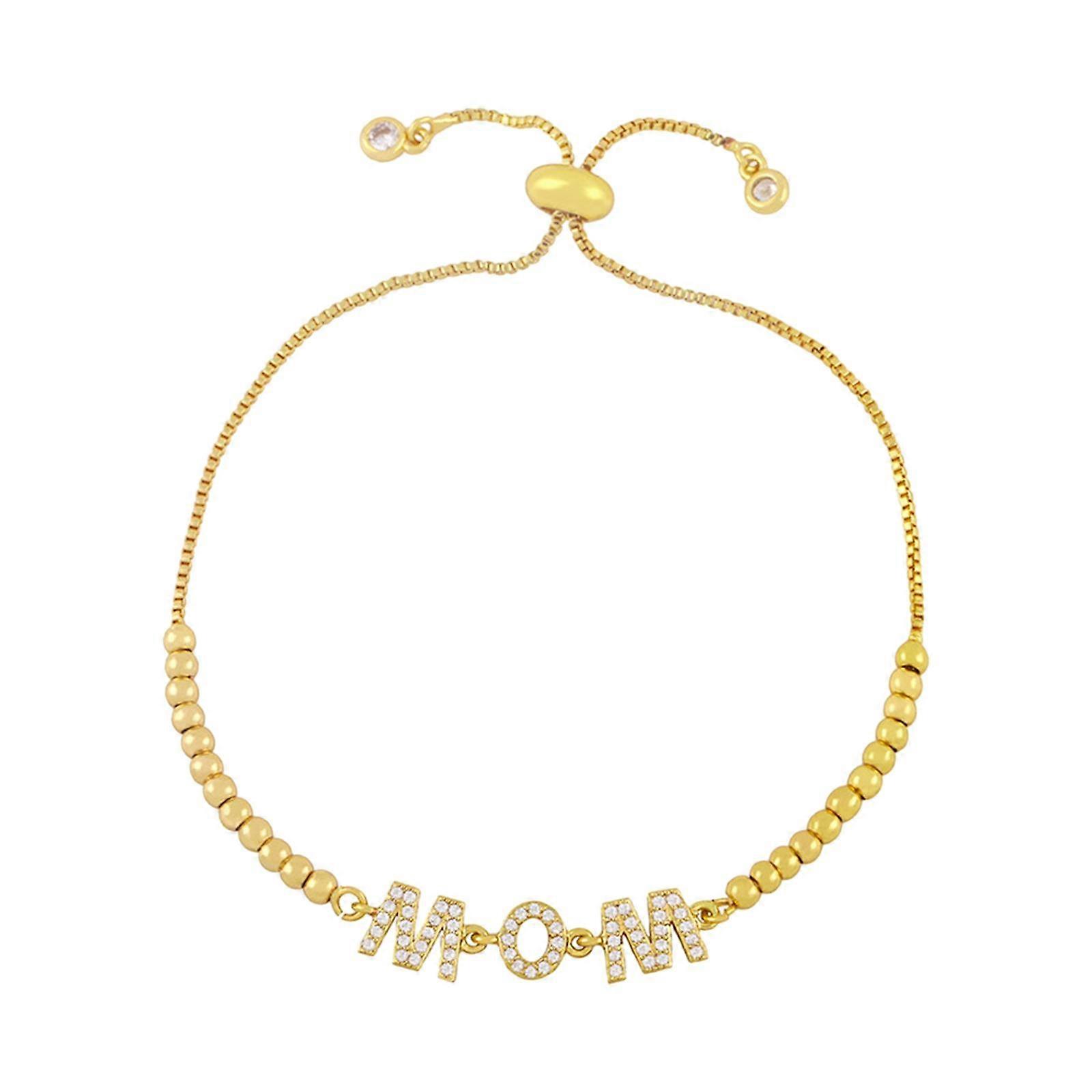 Fête des mères Cadeau Chaîne Bracelet Pendentif Bracelet Casual Élégant Femmes Bracelet