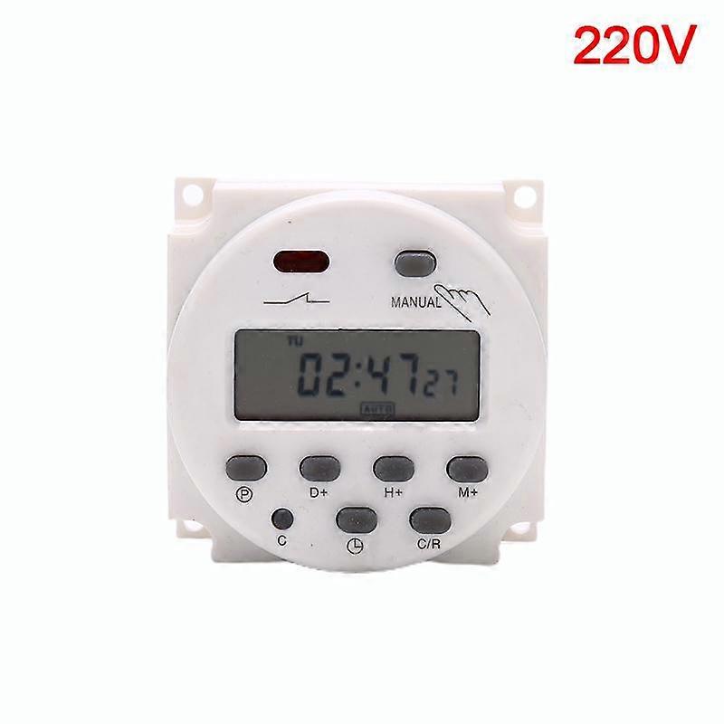 Cn101A 12V 24V 110V 240V Digital Lcd Ström Timer Switch Relä
