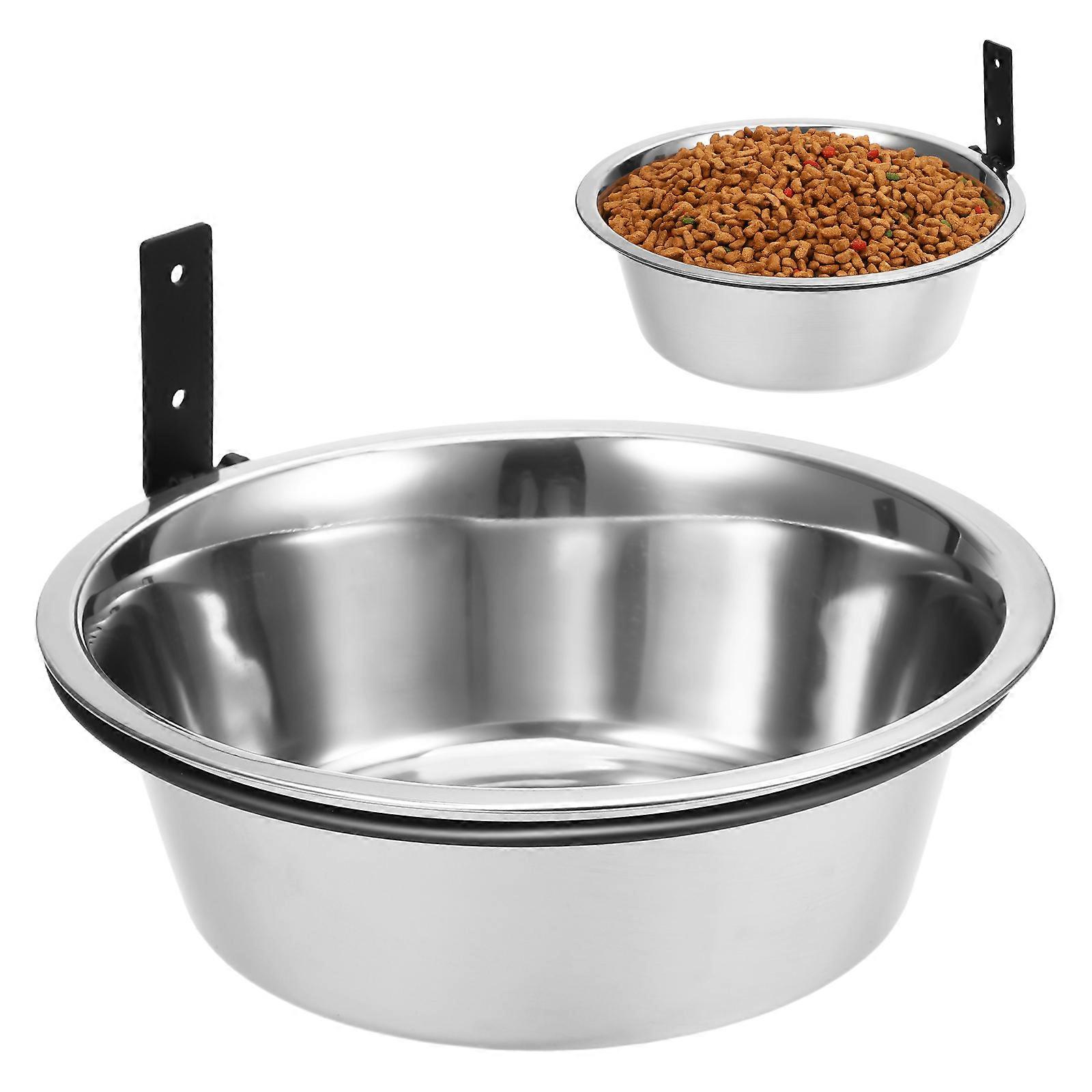 Raised Pet Bowl Set, Ergonomic Design for Cats Dogs, Resists Scratches and Bites
