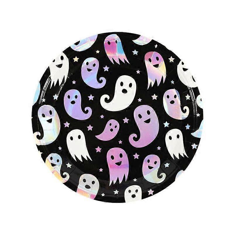 Ghost Tableware Party Print Plates X8 39695