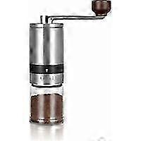 Portable Manual Coffee Grinder with Ceramic Burrs, 6 Adjustable Settings