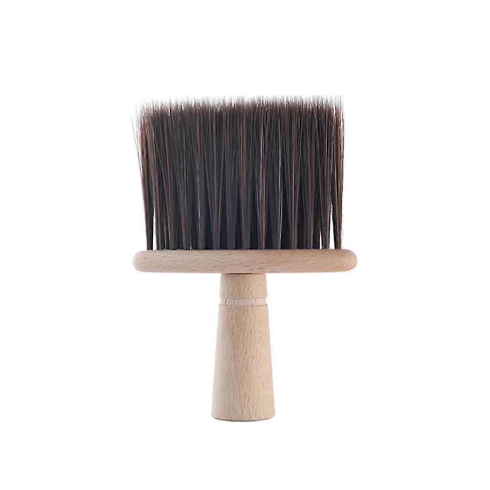 Styling Hair Wooden Hairdressing Brush for Home Shop Brown Rectangular Shape 1Pack