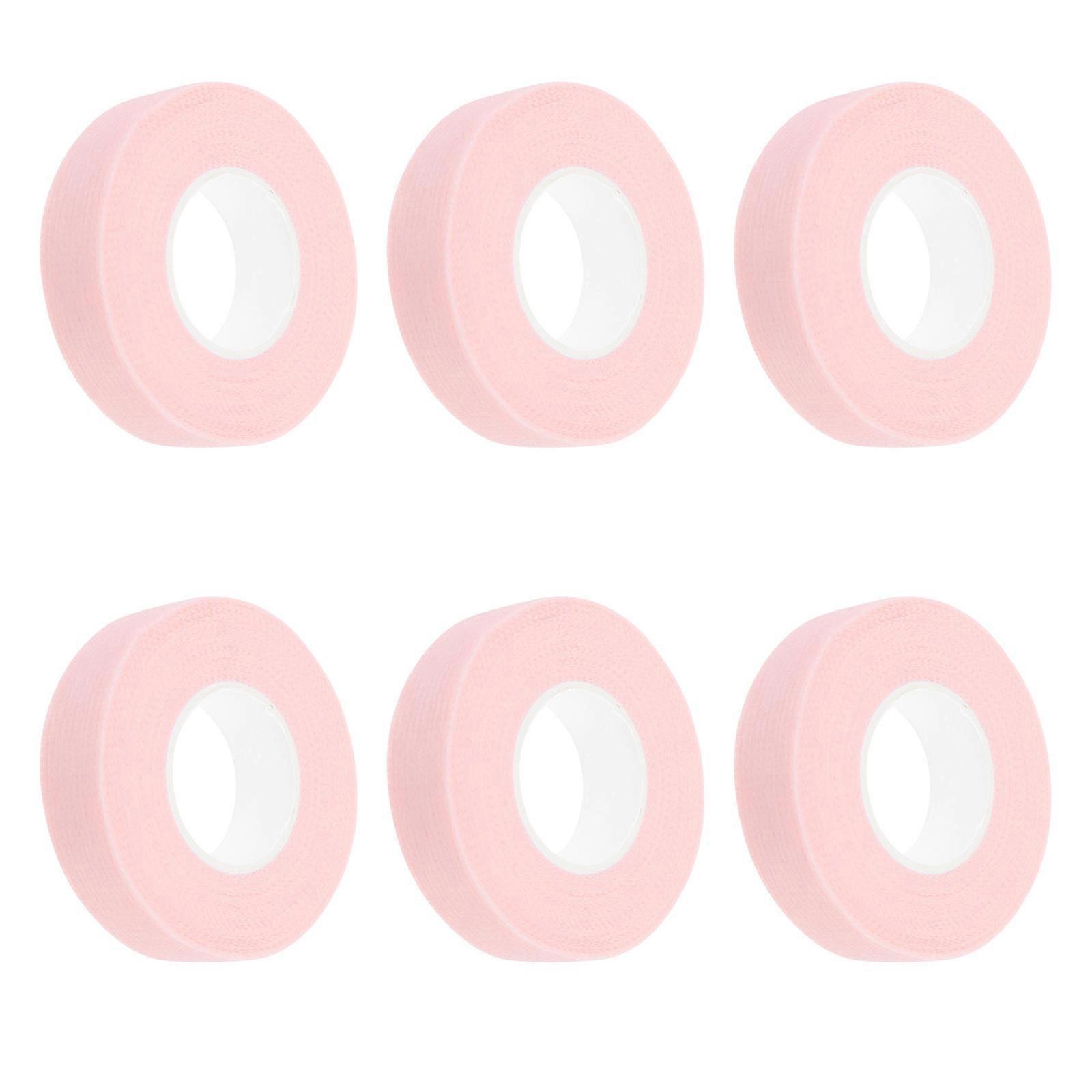 Eyelash Perming Tool Lash Grafting Tape Salon Use Non-Woven Fabric 1.25cm X 9.1m Skin Protection 6 Rolls