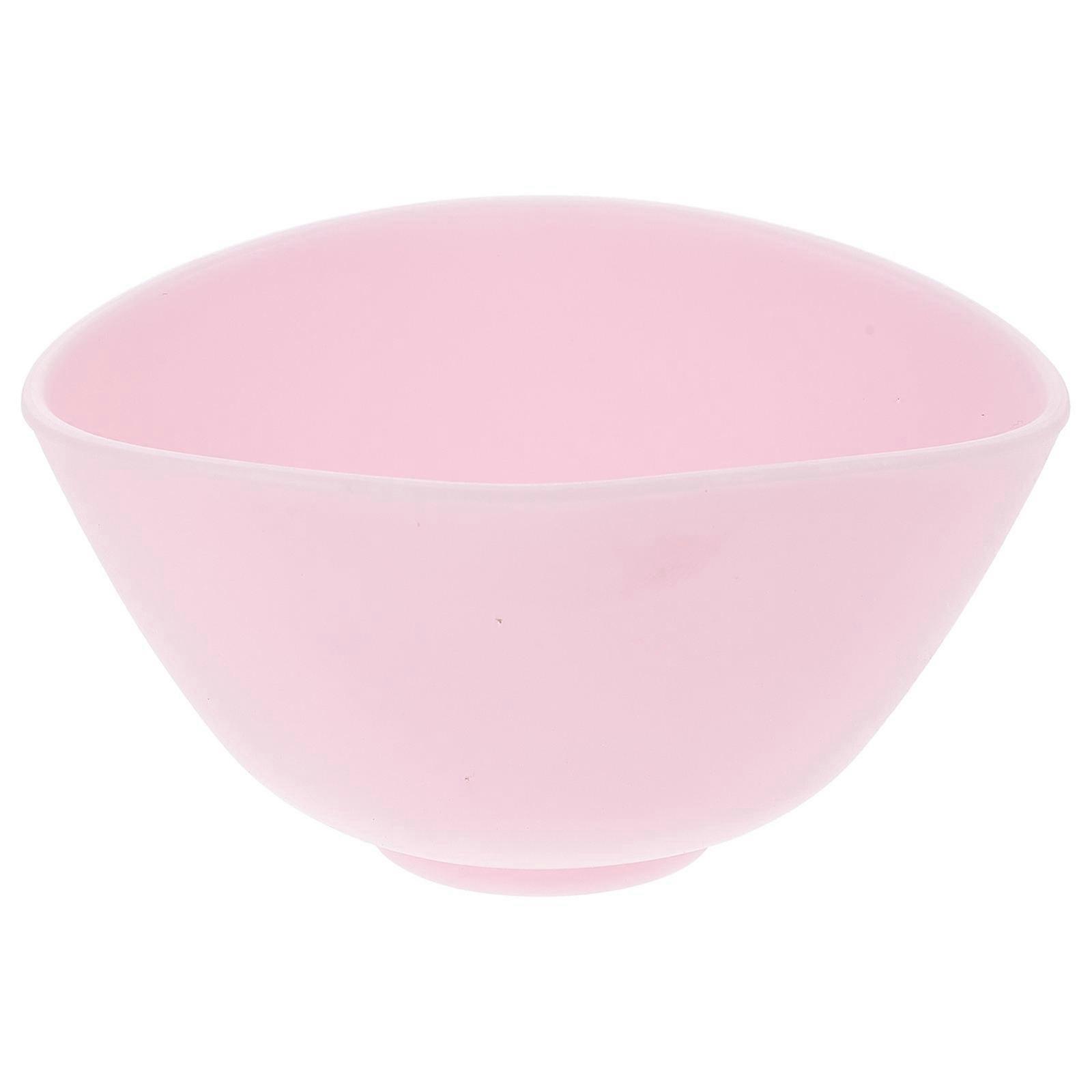 Odorless Pink Silicone Mixing Bowl for Facial Masks, Sauces – Flexible, Dishwasher Safe, Ideal for Measuring Small Ingredients