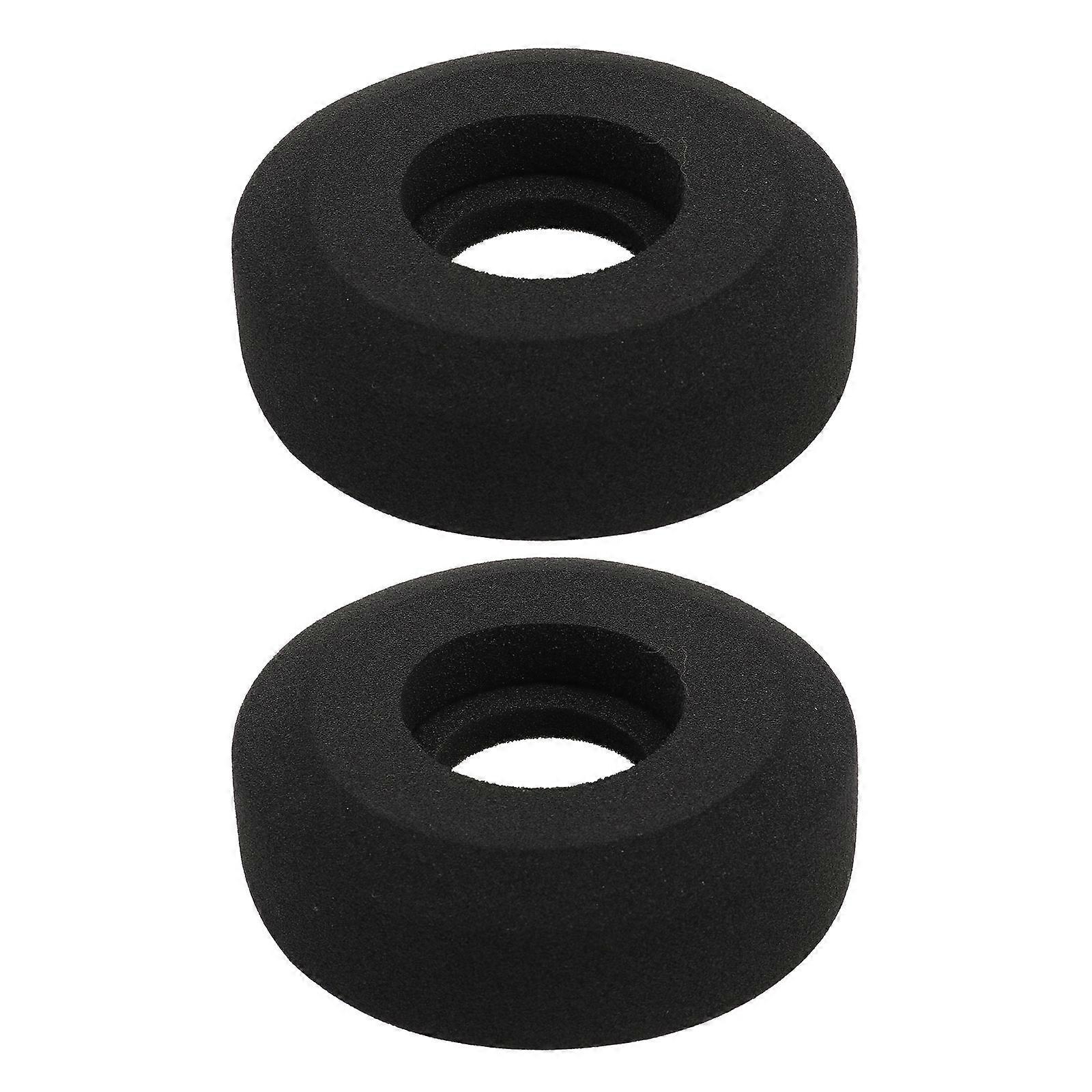 Headset Earpads Ear Cups Bass Enhancement PU Material 1Pair