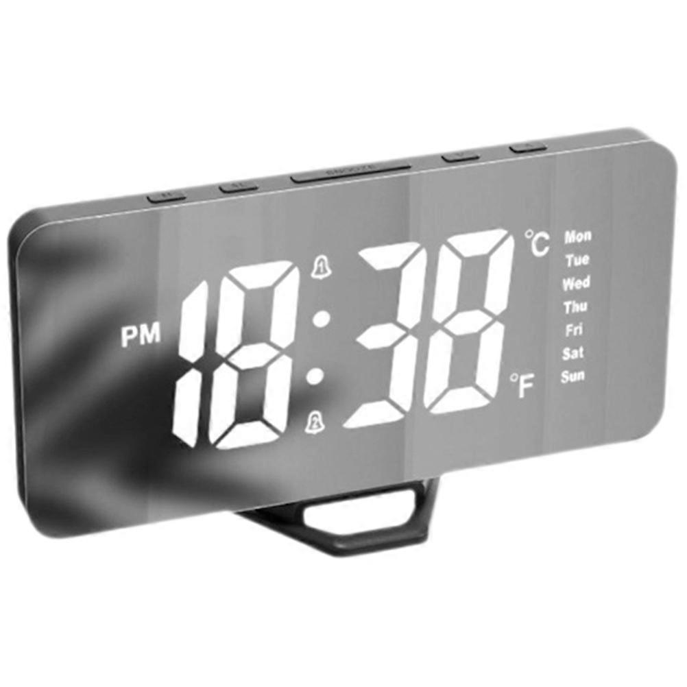 Desk Digital Clock Electronic Alarm Clock with Projection for Home Office Use 1Set