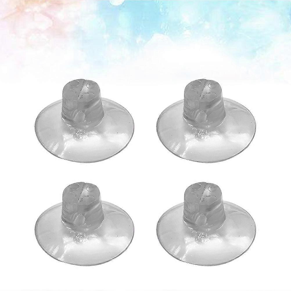 Waterproof Suction Cup Hooks for Showers Strong Suction PVC Material 4x4x2cm