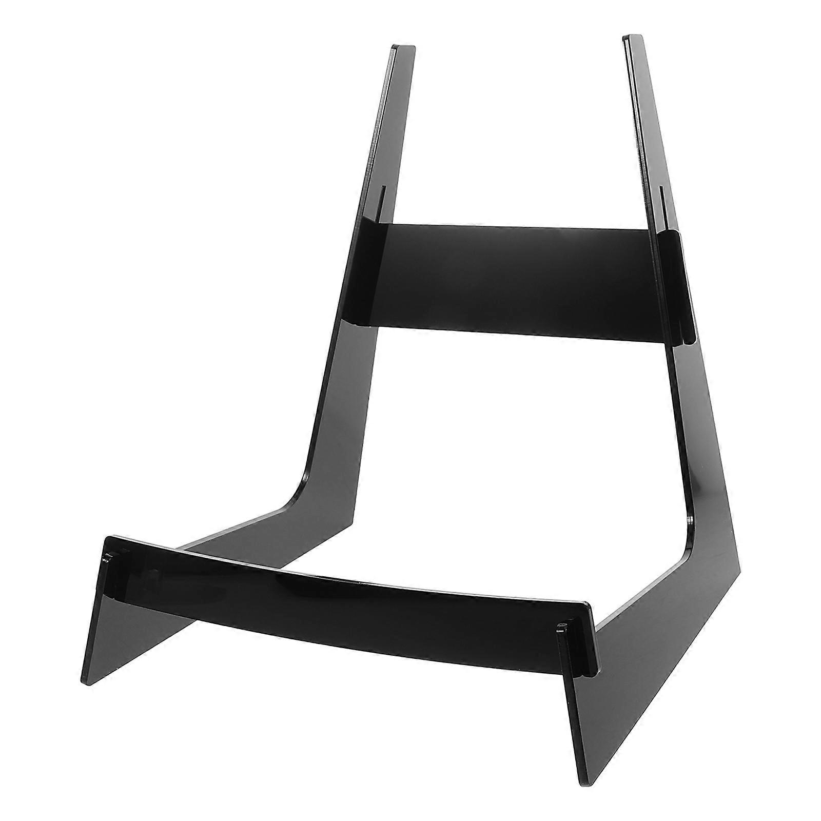 Instrument Rack Acrylic Guitar Stand For Ukuleles And Other Instruments Home And Stage Use Black 25.00X21.00X21.00cm Convenient Setup 1Pcs