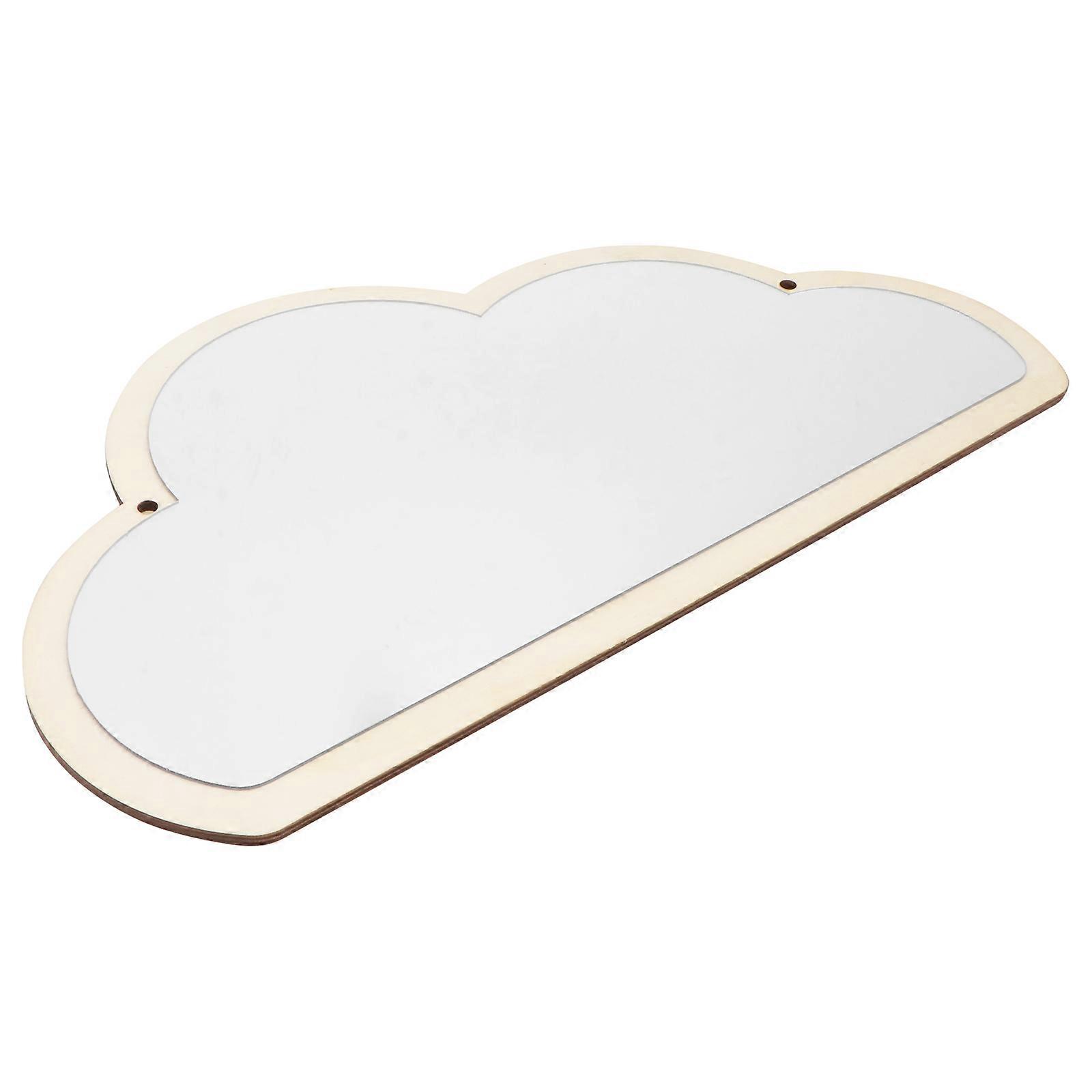 Miroir suspendu décoratif pour mur Contreplaqué de qualité de conception simple 1Pc