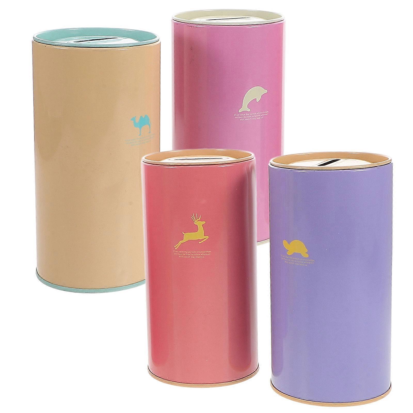 Cute Cartoon Animal Metal Piggy Bank – Unbreakable Coin Jar with Dolphin, Turtle, Camel Designs – Fun Money Saving Box for Kids and Home Decor