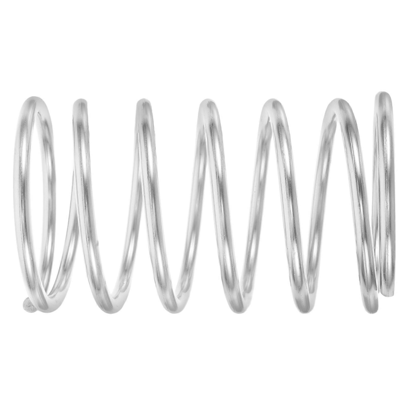 Stainless Steel Toothbrush Holder with Weighted Base & Spring Design for Airflow Drying, Space Saving Bathroom Organizer for Toothpaste & Makeup