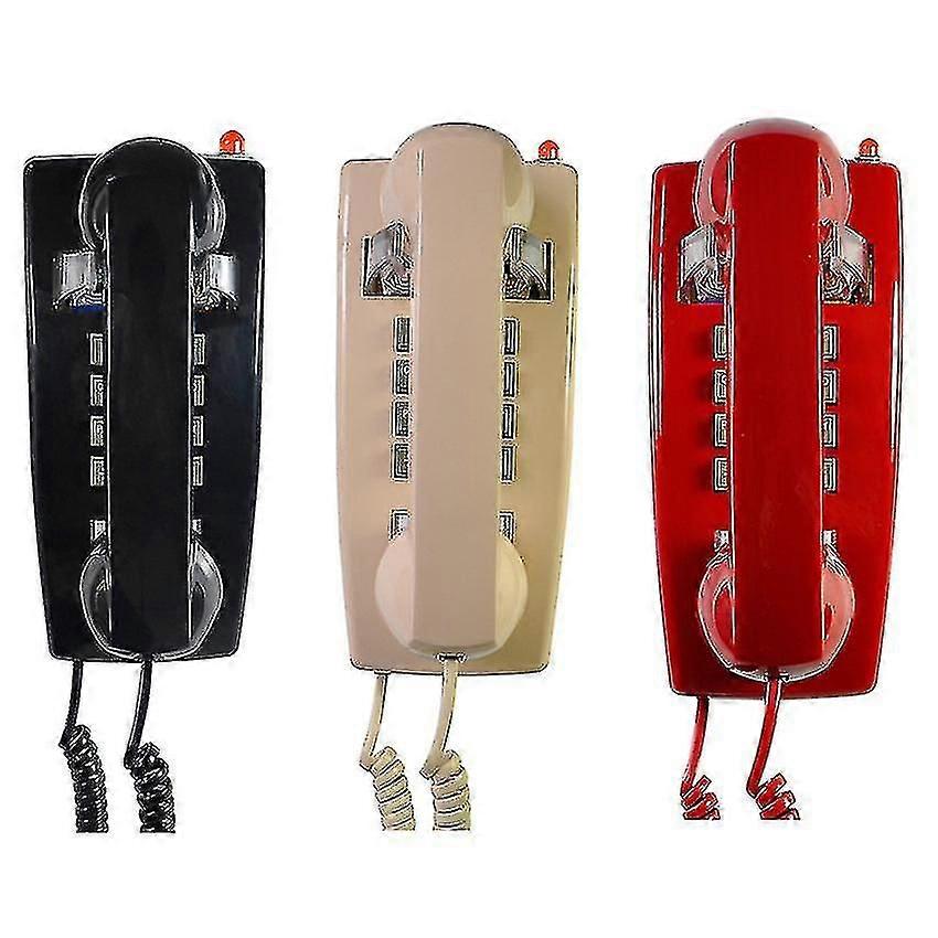 Corded Phone Landline, Wall-mounted Telephone Phone With Loud Ringer And Handset Volume Control, Caller Indicator