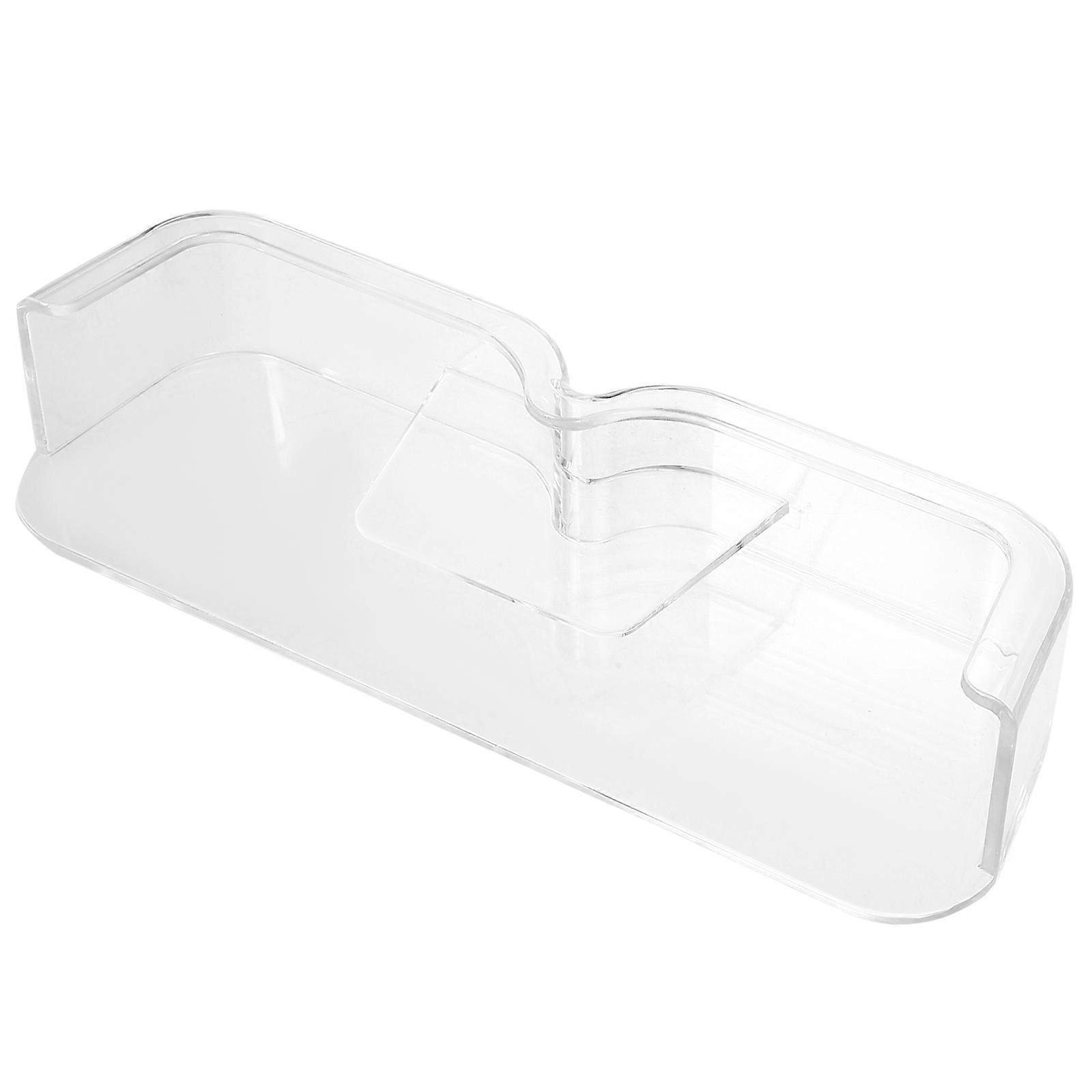 Space-Saving Wall-Mounted Glasses Rack Rectangular Shape Transparent 17.50X5.80X3.50CM 1Set