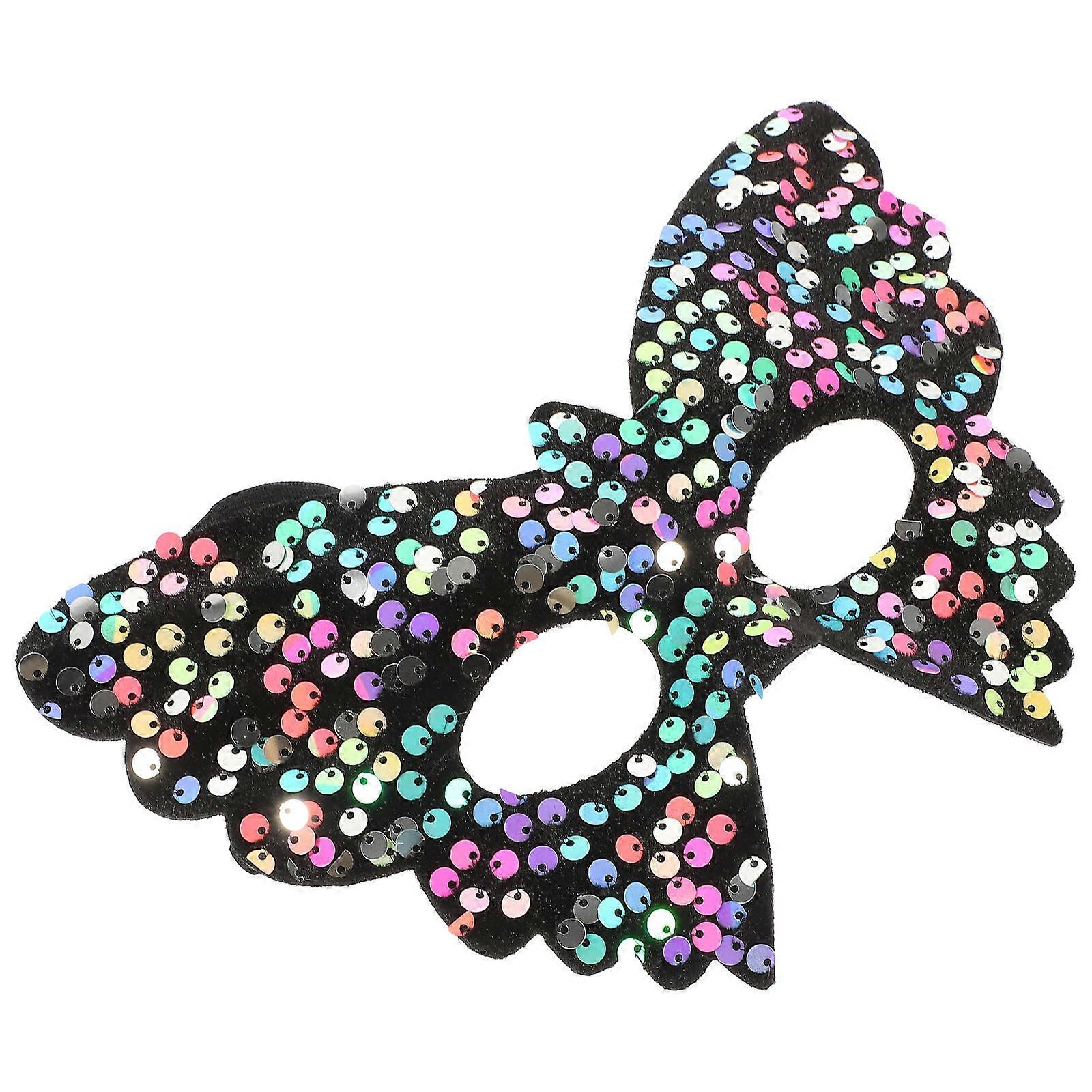 Glamorous Mask Gras Party Decorative Mask 7.66X5.31X0.08in Elegant Costume Accessory 1Pack