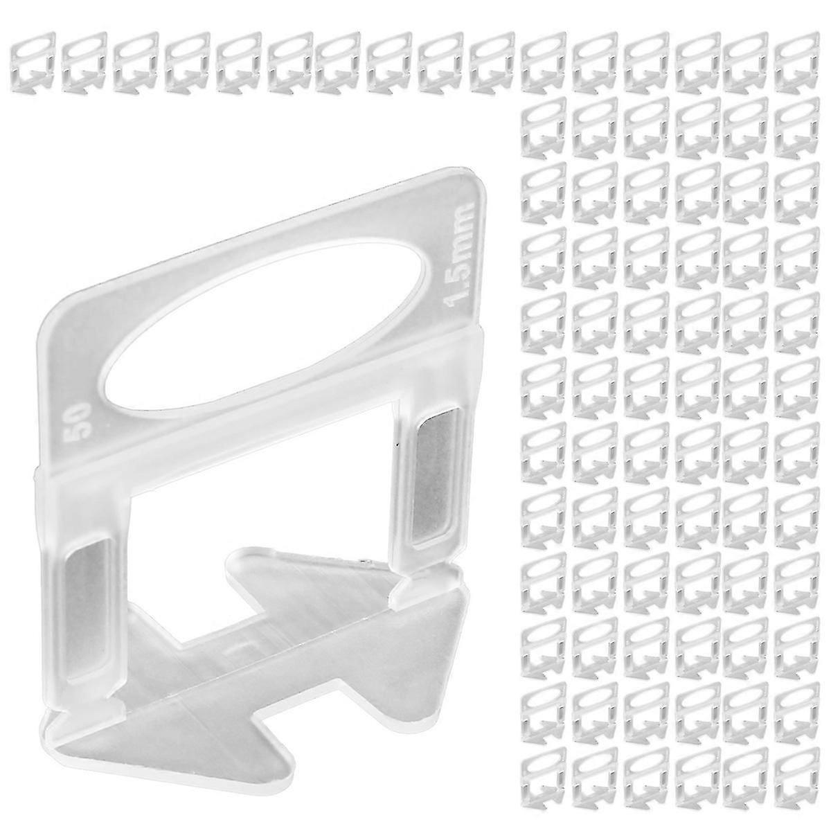 1000PCS Tile Leveling System Clips Tile Spacers Laying Level Spacers Clips 1.5mm Construction Tools