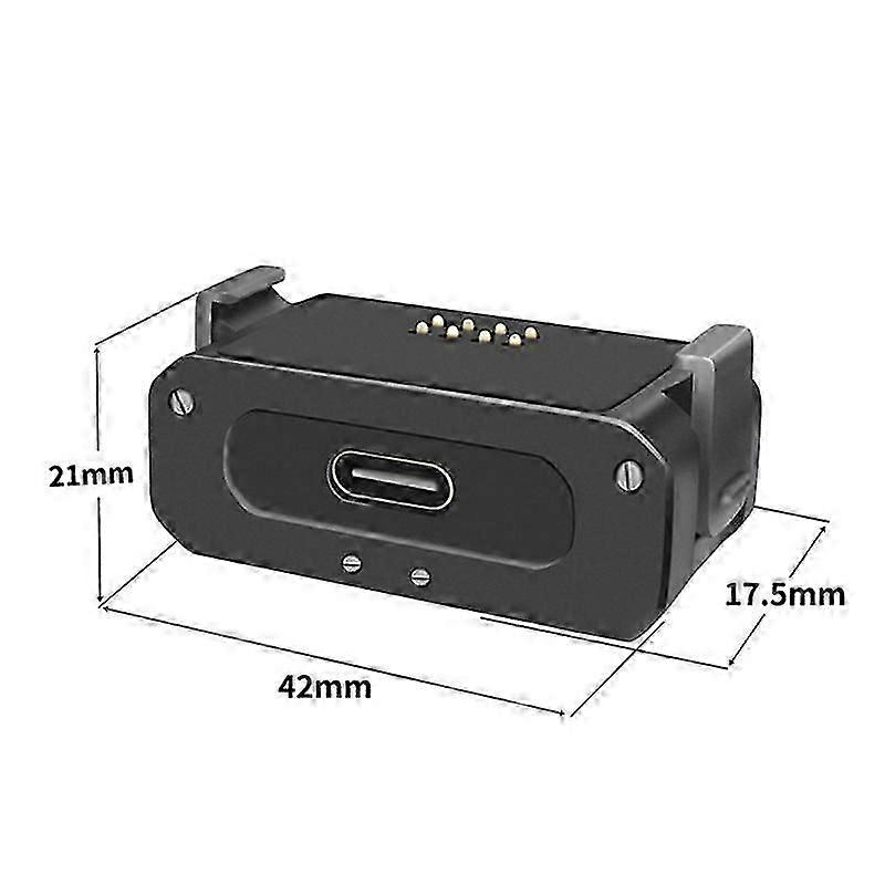 Adaptateur de charge magnétique 2 en 1 Support de trépied pliable Interface 1/4 pouce pour caméra d’action ACTION 2