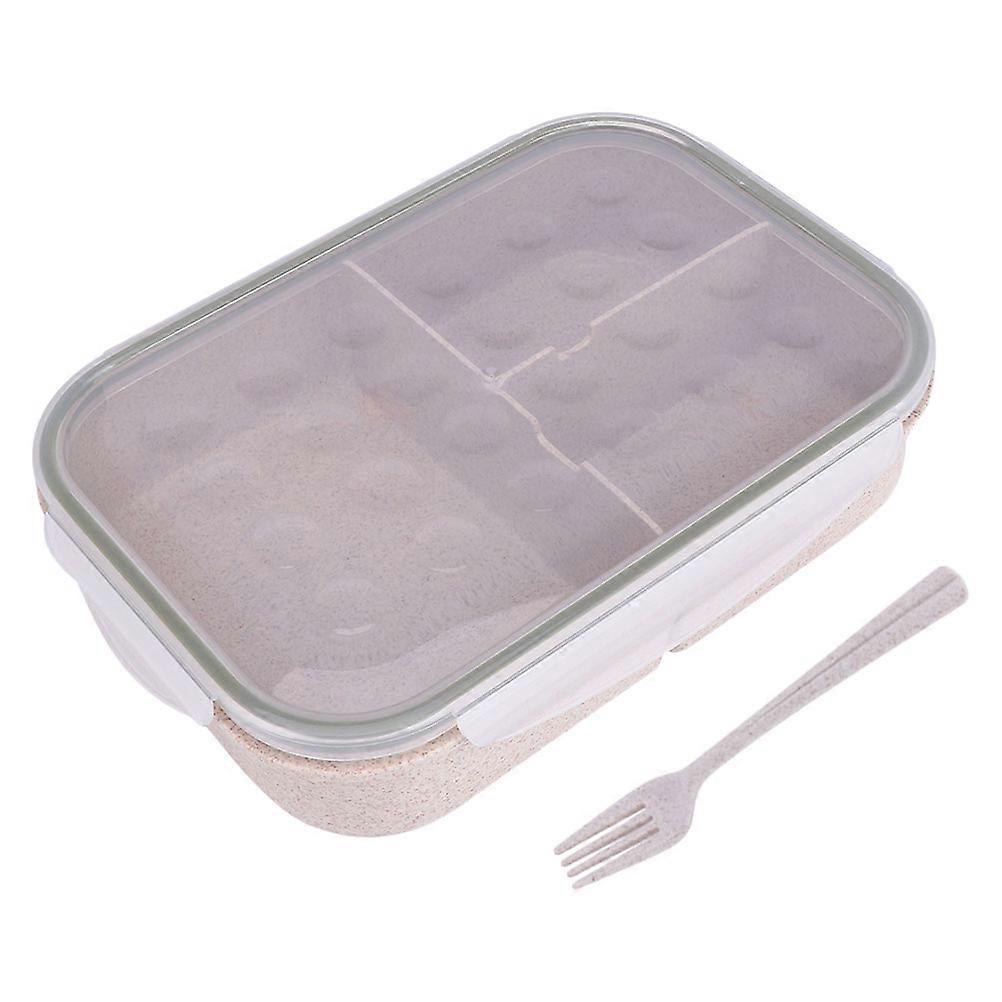 Convenient Lunch Box Food Container Family Use 22.5X16CM Portable 1Set