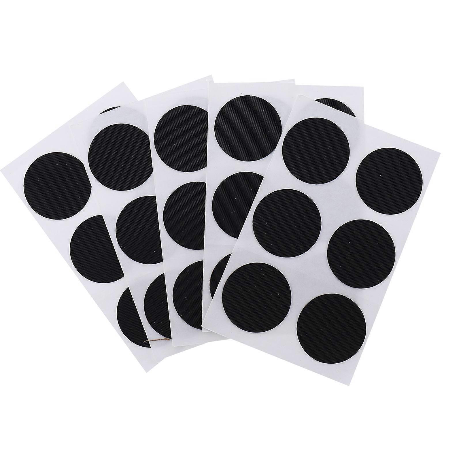 Bisiklet Tüp Yama Acil Durumlar İçin Önceden Yapıştırılmış Kauçuk Malzeme Siyah Renk 30 Adet