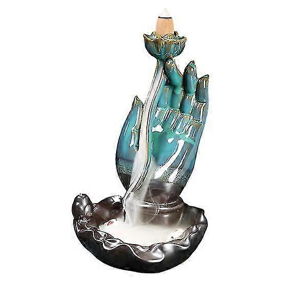 Waterfall Incense Burner Heat-Resistant Easy to Use Classical Useful Air Purifying for Desktop