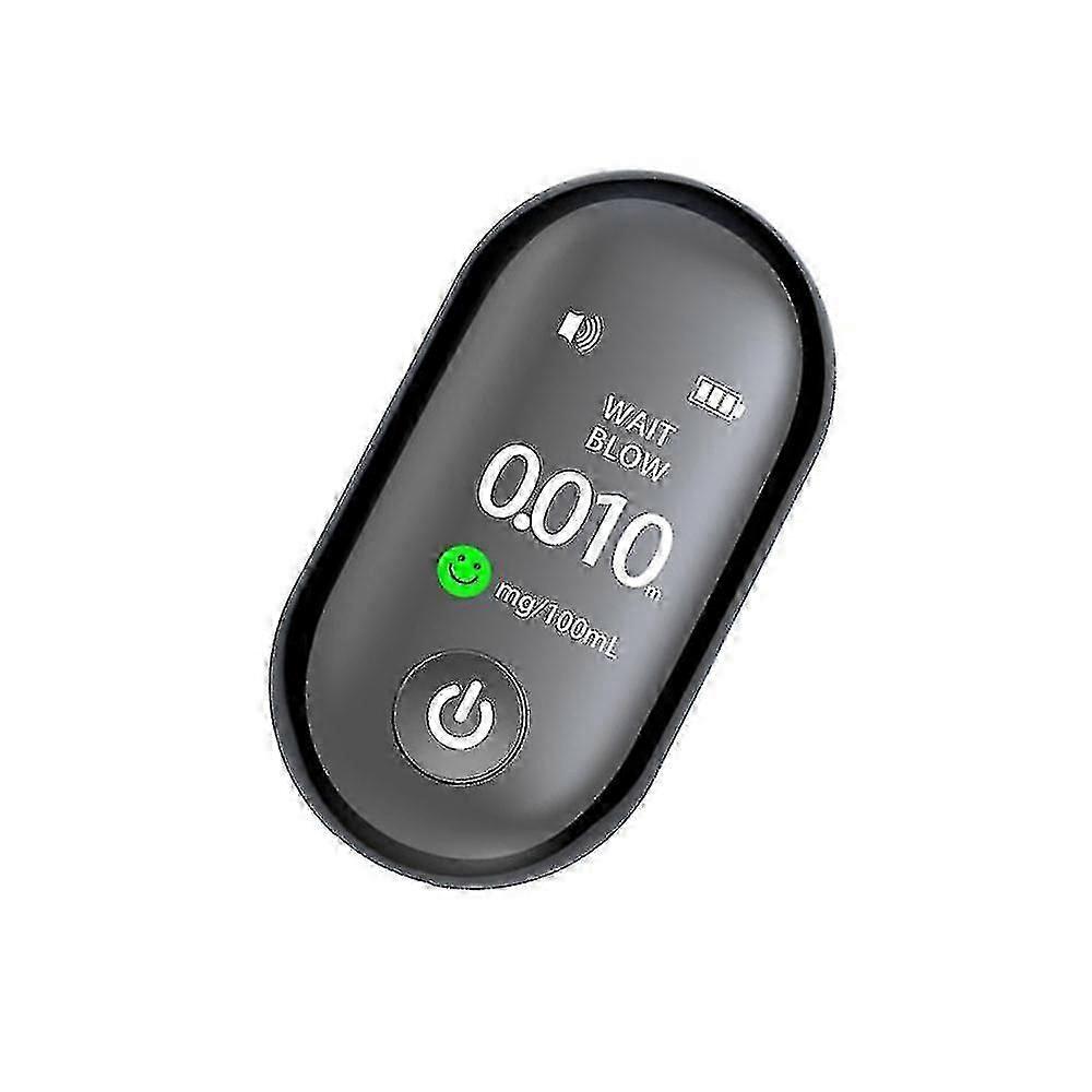 Mini Portable Alcohols Detector Non-contacting Breath Blow Tester Quick Response Tft Display Screen High-sensitive Electronic Breathalyzer With 3-colo