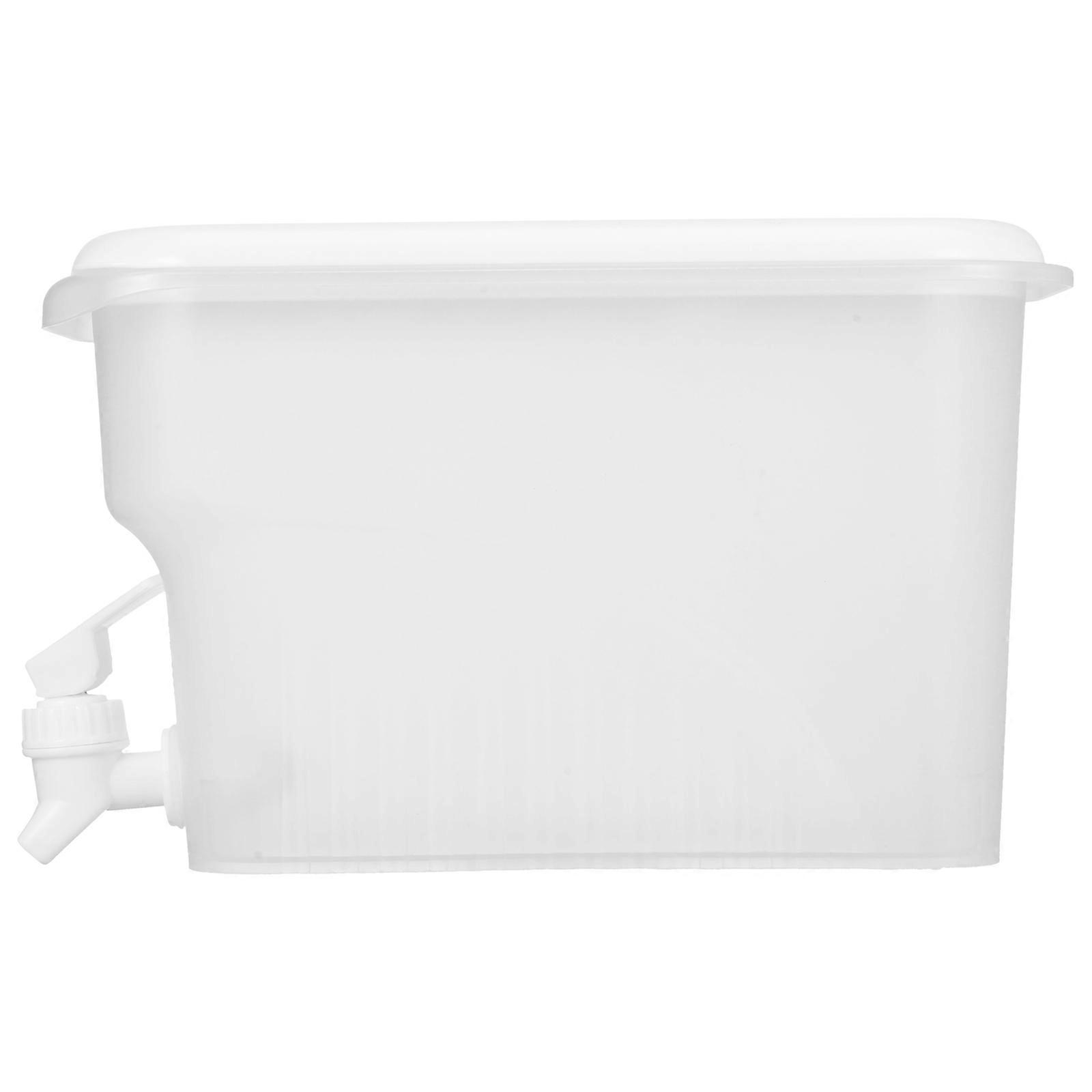 Large Capacity Sealed Juice Dispenser with Faucet for Fridge   Easy to Clean Beverage Container for Parties with Smooth Pouring Tap