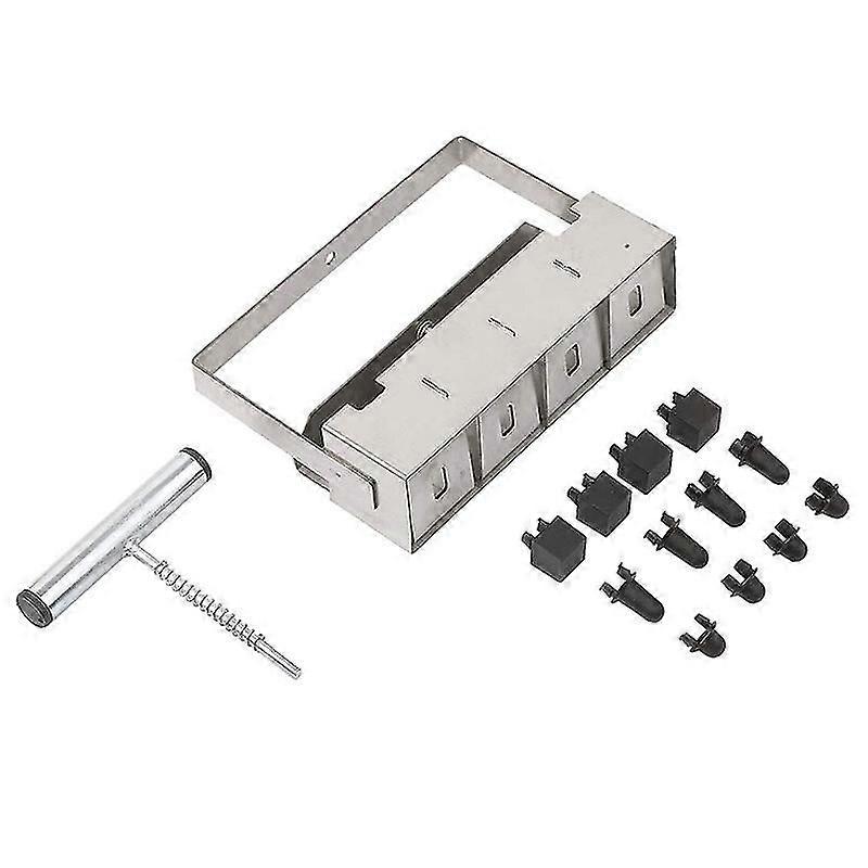 Manual soil blocker with 12 seeds, manual soil press