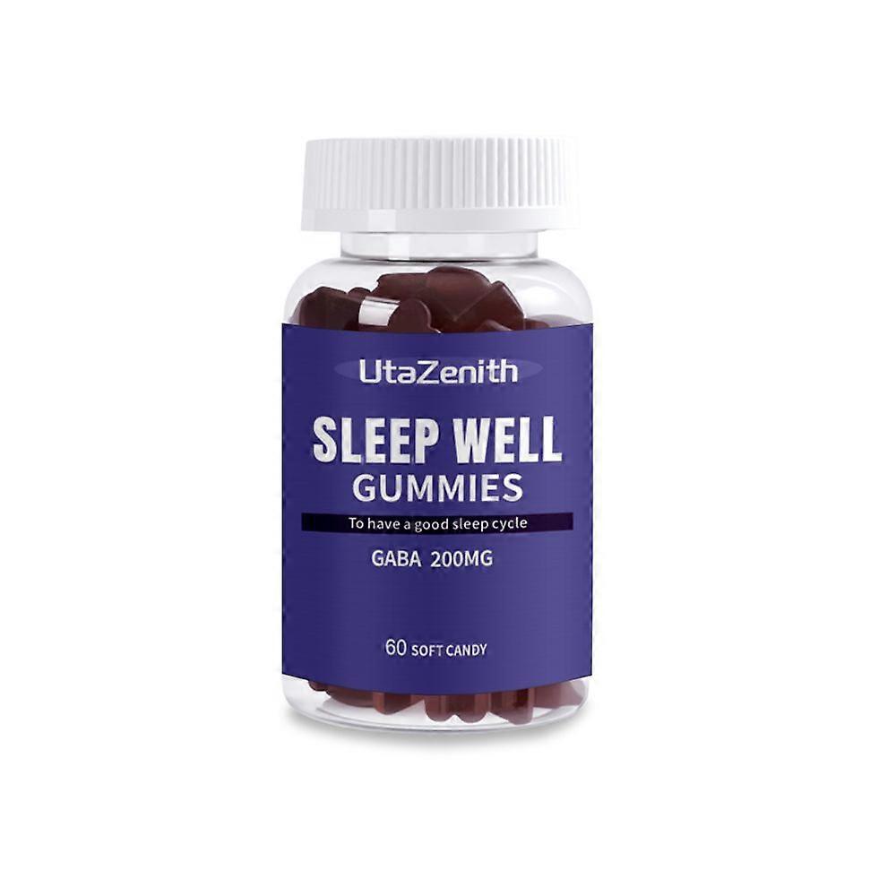 UtaZenith GABA Sleep Gummies, 60 Gummies