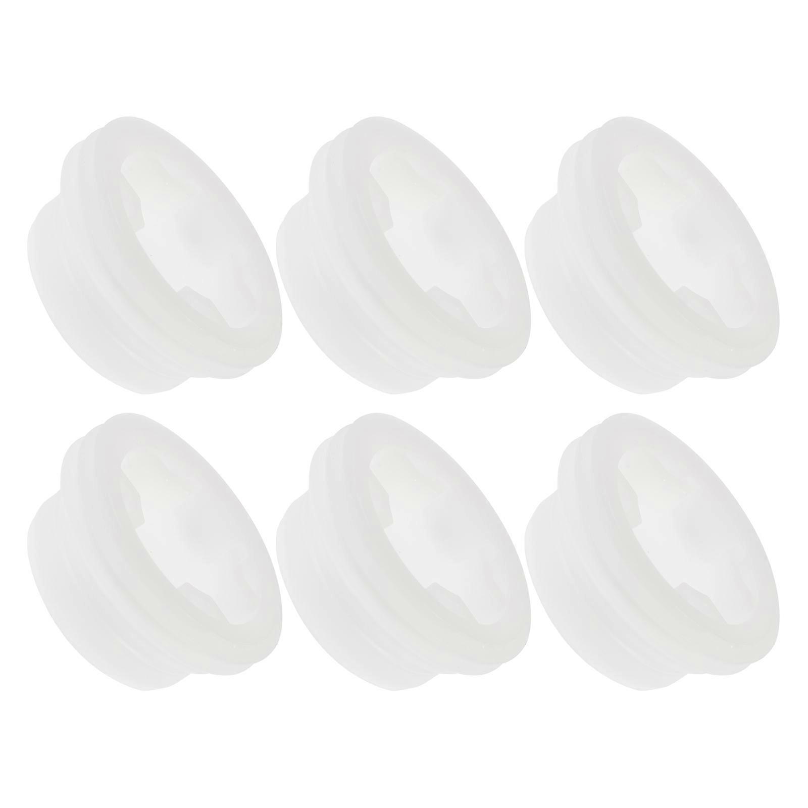 6pcs Drum Bung Caps for Oil & Water Storage – Durable, Easy to Use Sealing Solution for Secure Drum Closure
