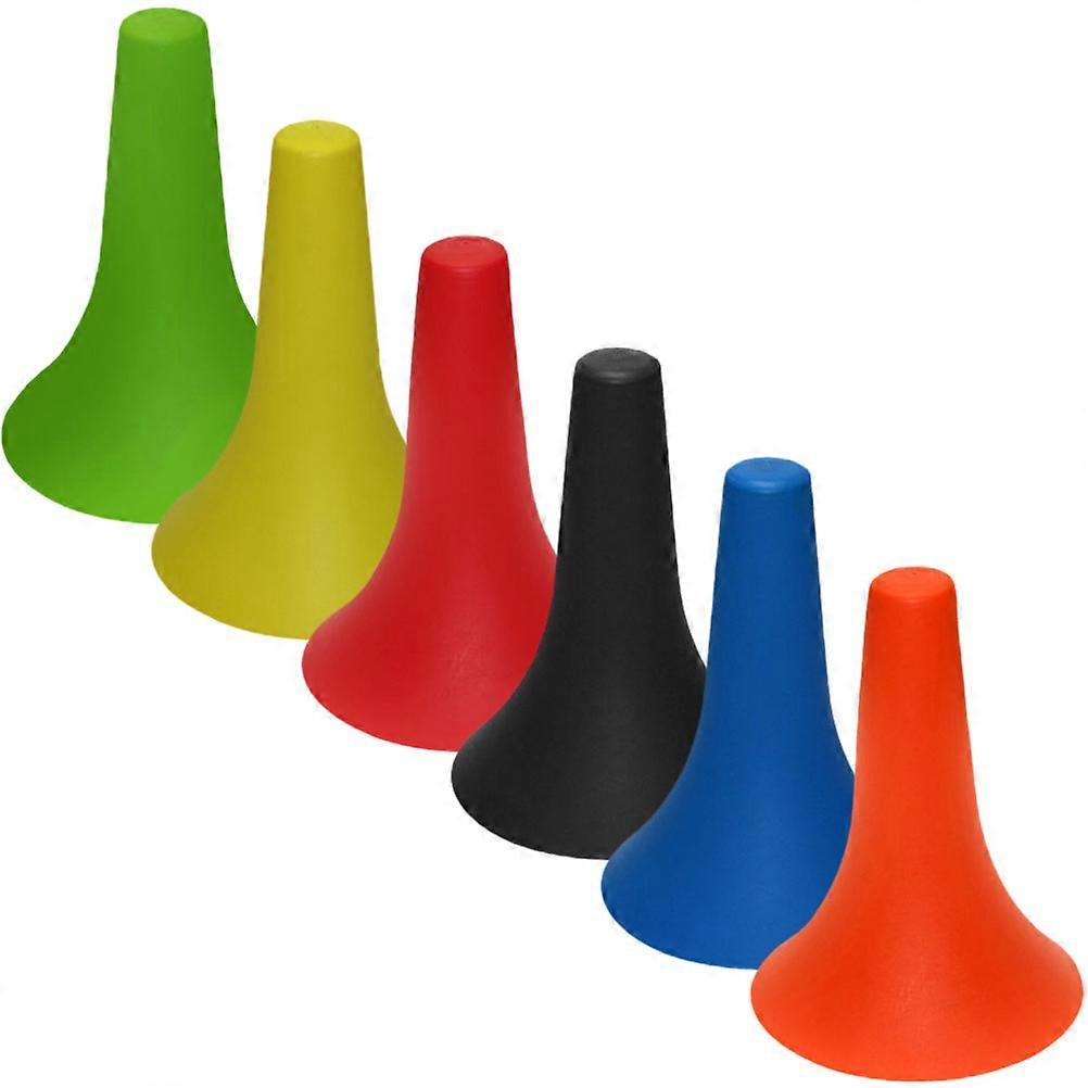 Athletic Cones Soccer Cone Hand-Eye Coordination Improvement For 6Pcs