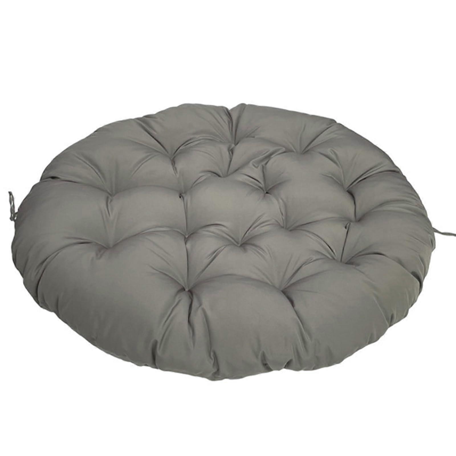 Thick, breathable, removable, round, odorless rocking egg cushion (70 cm, Dark Gray)