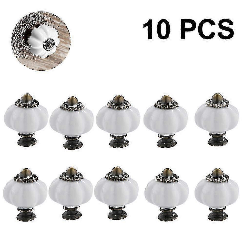 Acrylic Pumpkin Knobs, Clear Cabinet Knobs Set Of 10 Vintage Decorative--