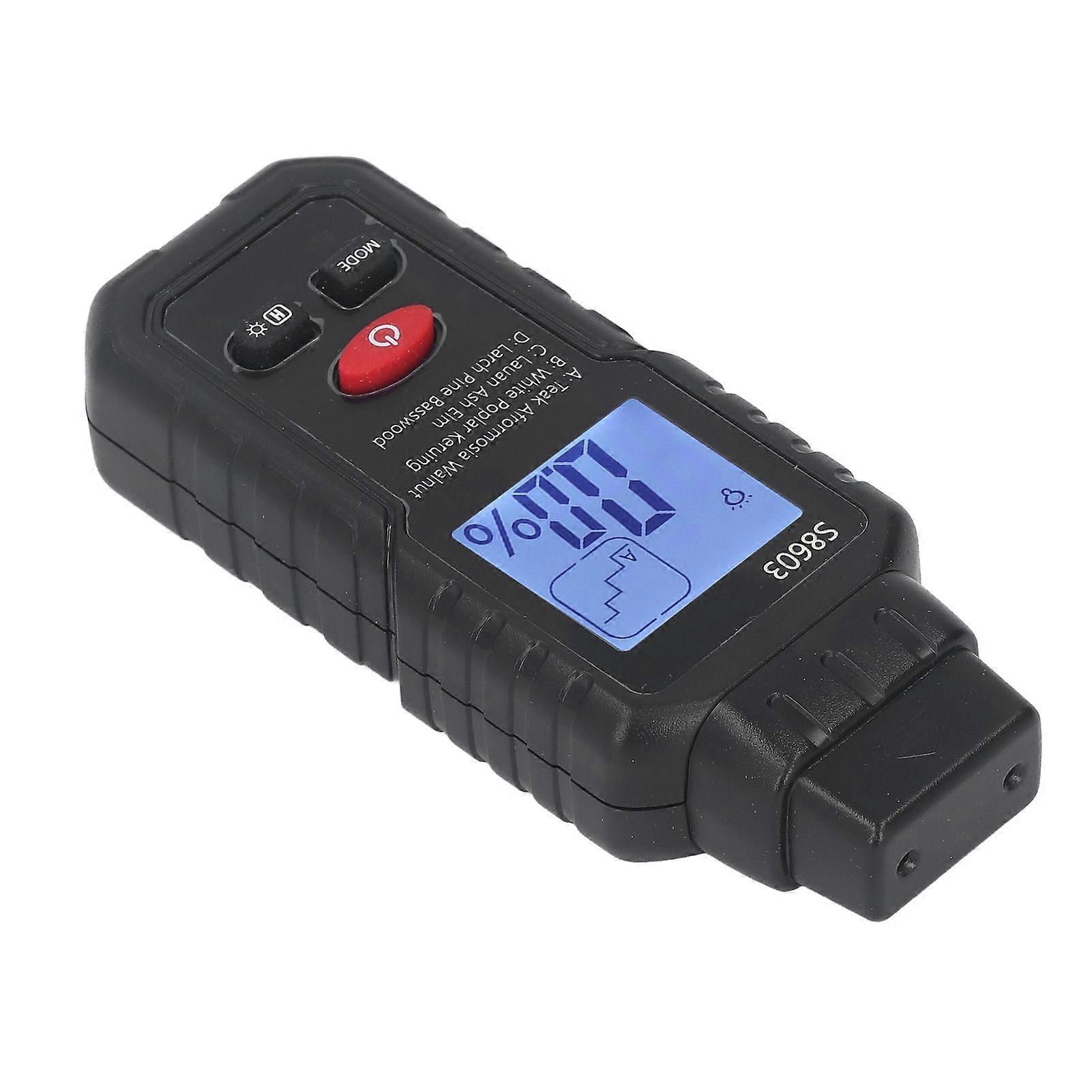 Wood Moisture Meter Pin Type LCD Digital Water Leak Detector Timber Humidity Tester Dampness Sensor 