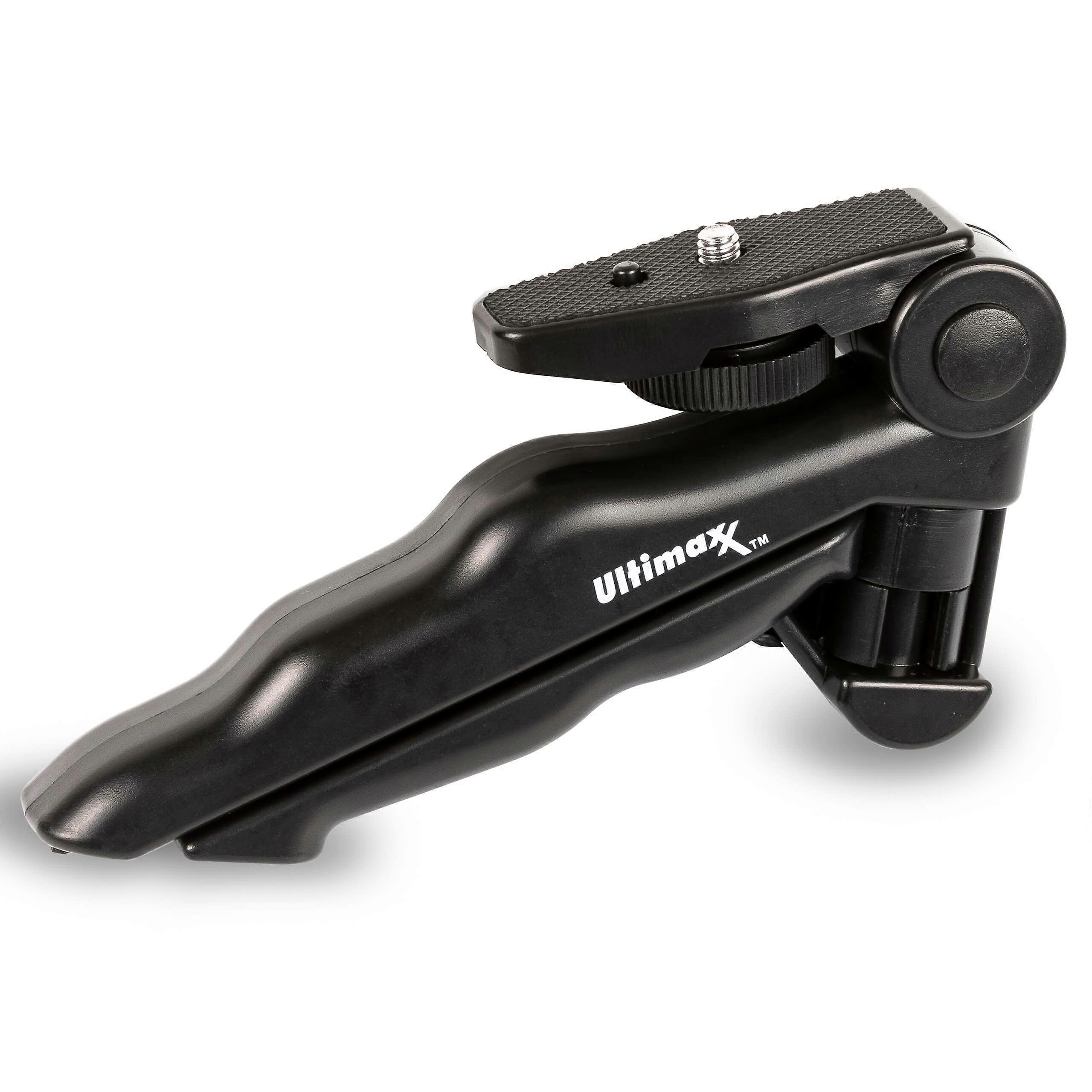 6.5' Mini Table Tripod Pistol Grip for DSLR and Mirrorless Cameras, Works as Desktop and Vlog Tripod