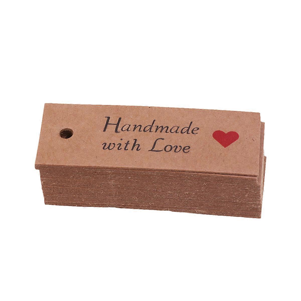 Name Tags For Presents present Tag Baking Kraft Style 100Pcs
