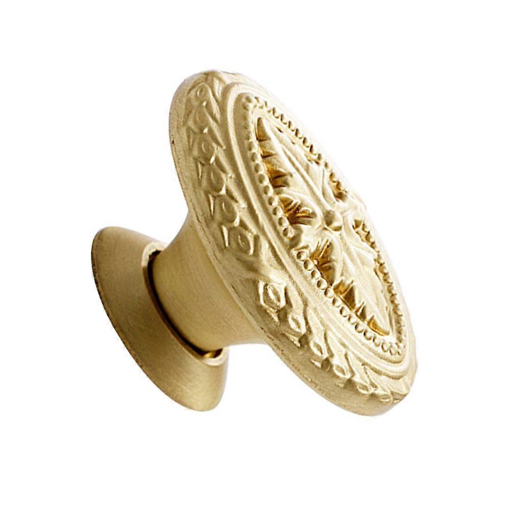 Golden Brass Cabinet Handle for Home Use Durable Smooth 1 Pc