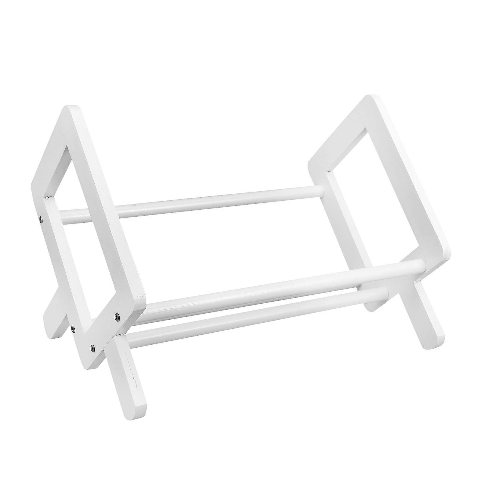 Desk Book Organizer Multi Function Book Stand White 33 00X24 50X21 00CM Book Organization 1Pcs