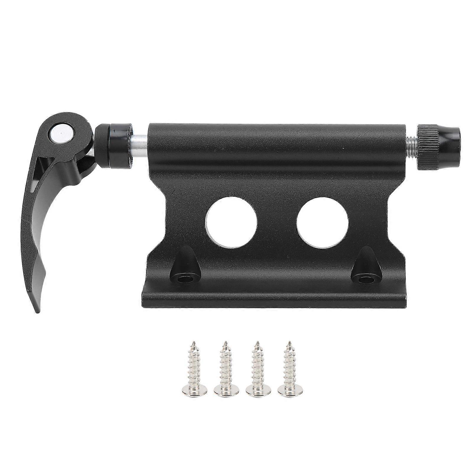 Bike Fork Mount Quick Release Bicycle Block Front Fork Fixed Clip Luggage Holder RackBlack YMQX)