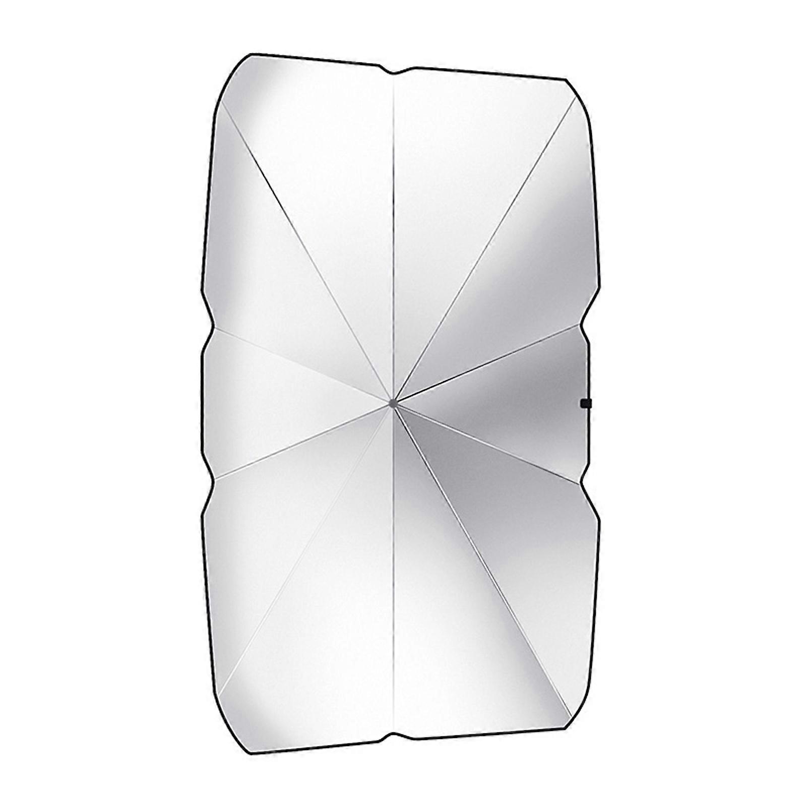 Upgraded Windshield Sun Shade Foldable Umbrella UV Rays Prevention Reflective Sunshade for Car Front Window Blocks Fits Most SUVs