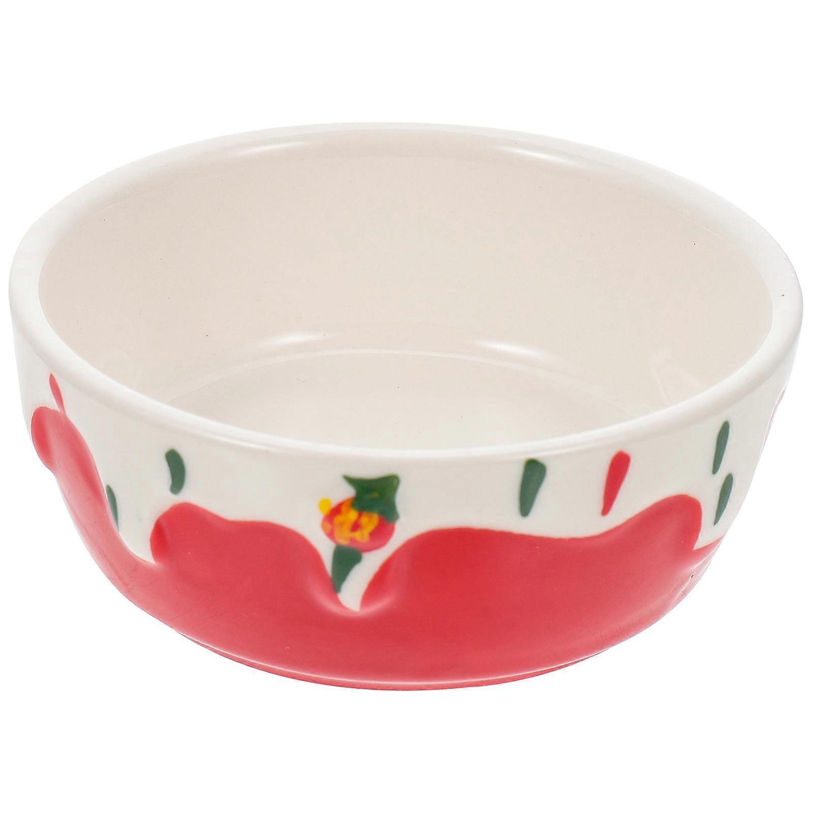 Ceramic Pet Bowl for Hamsters, Guinea Pigs, Squirrels, and Chinchillas – Heavy Duty, Tip Resistant, Compact Deep Feeder with Safe Material for Daily