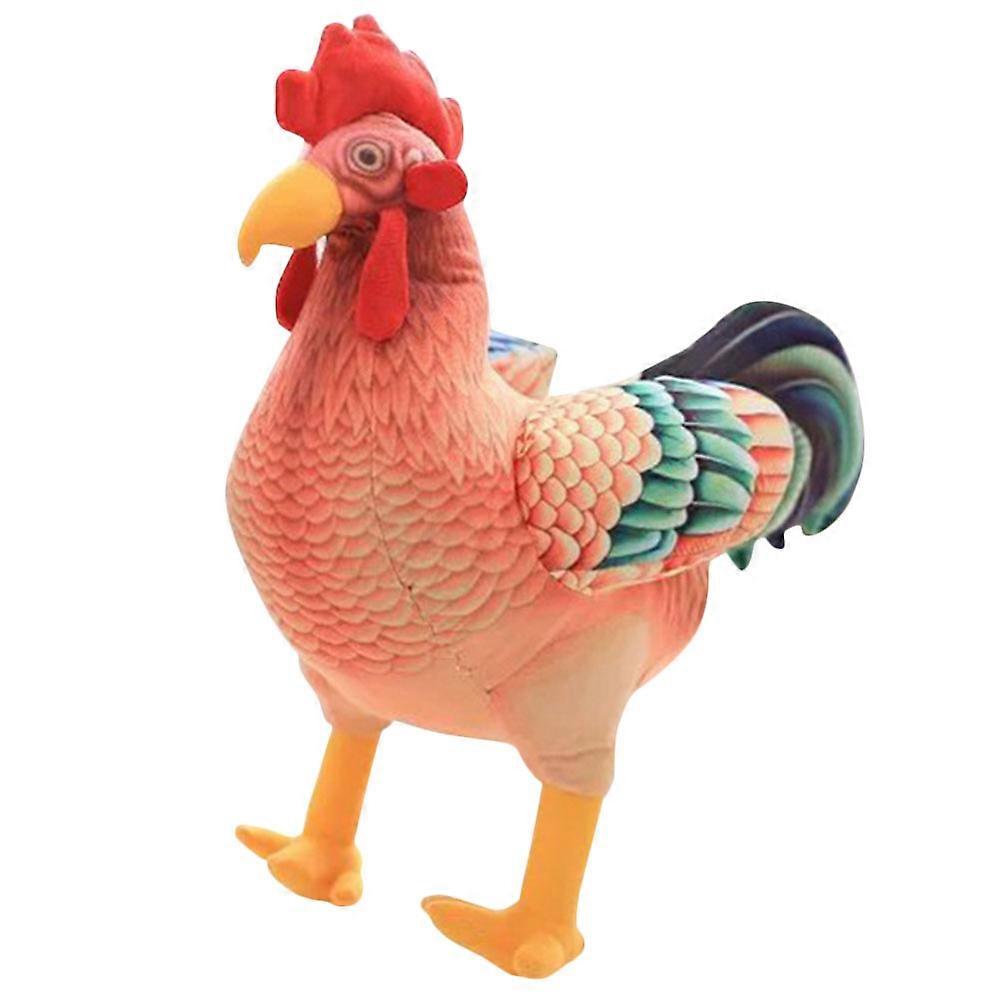 Kawaii Rooster Toy Plush Doll Kid's Room present Assorted Color 35x30cm Wear-Resistant 1Set