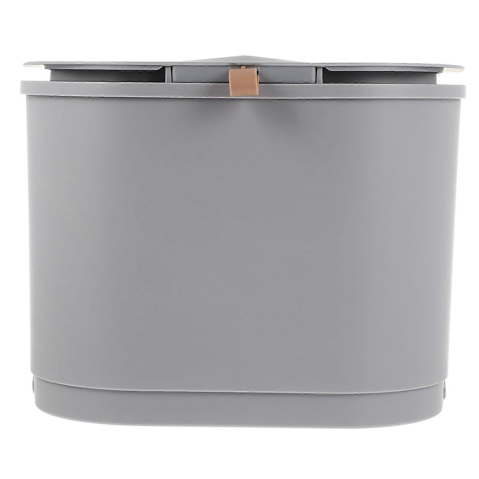 Rubbish Bin Garbage Can Cabinet Door Hanging Space Saving Modern Style 10.4×6.3×7.9in 1Pack