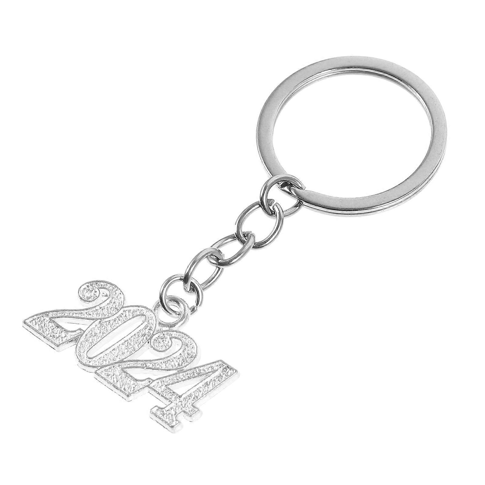 Sparkly Keychain Bling Pendant Decorative Charm for Car Keys Stylish Key Ring for Women Graduation Year Celebration