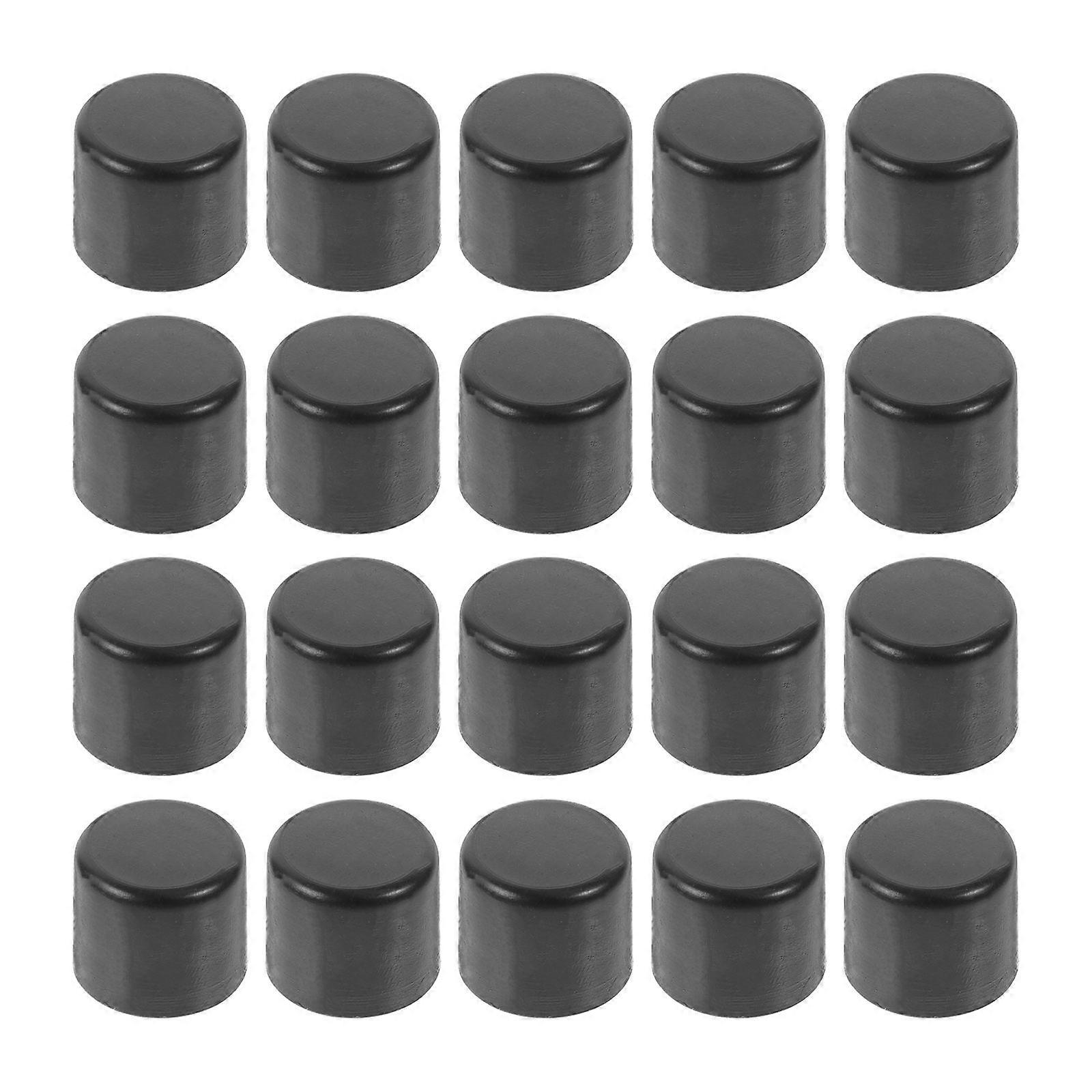 20pcs Foosball End Caps Universal Safety End Caps for Standard Foosball Tables