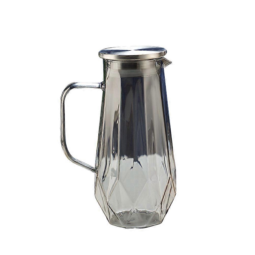Glass Water Kettle with Handle – Multi Functional Tea Pitcher for Cold Beverages, Easy to Clean, Modern Home Decor Accessory