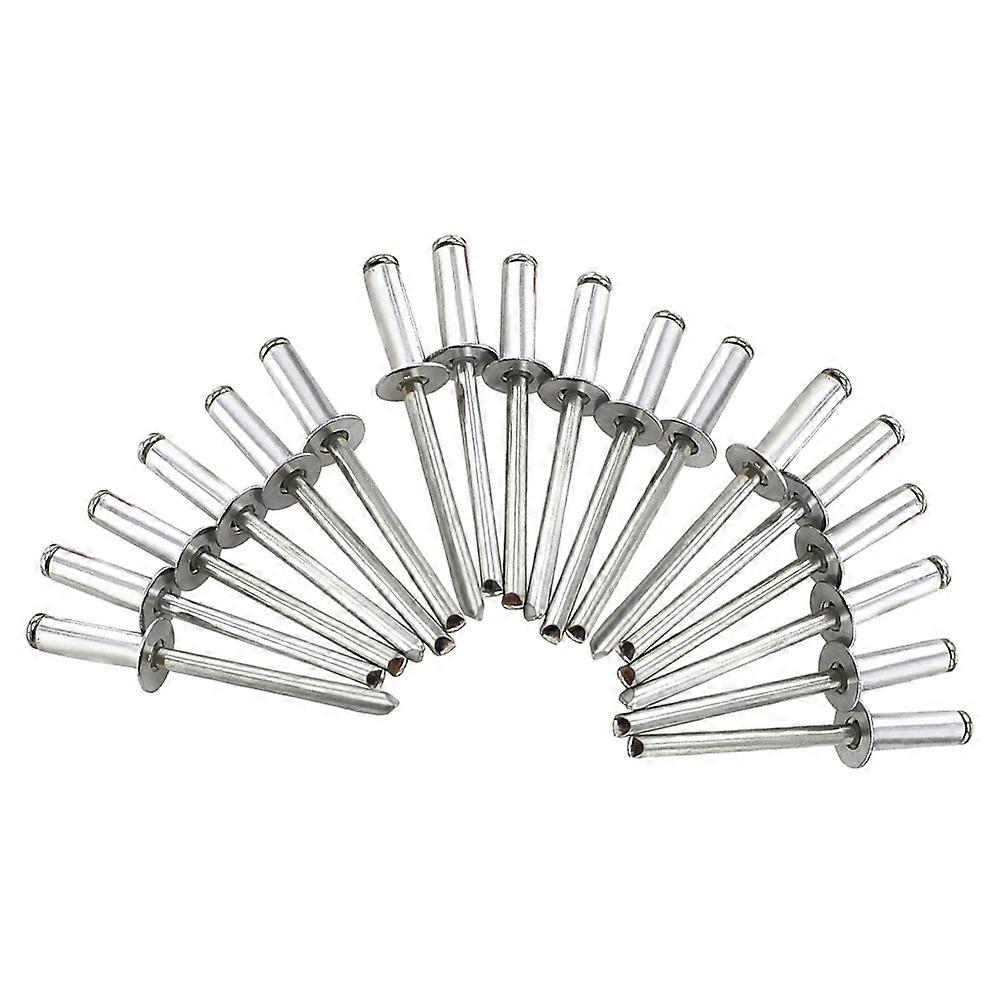Blind Rivet Household Rivets Assembly Permanent Fastener Silver 50Set